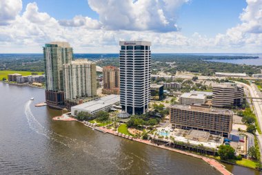 Amertsbank Binası Downtown Jacksonville Southbank hava fotoğrafı