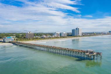 Uzun balıkçı iskelesi Myrtle Beach Sc