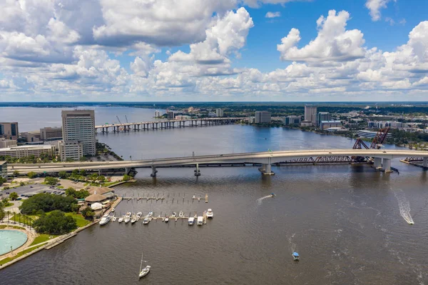 St Johns River Downtown Jacksonville Fl —  Fotos de Stock