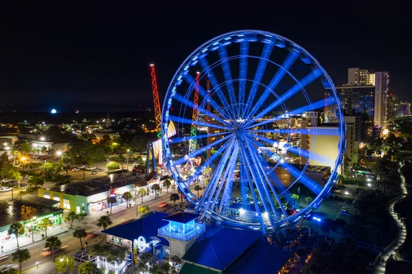 Diabelski Młyn skywheel w Myrtle Beach SC — Zdjęcie stockowe