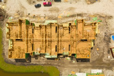 Hava fotoğrafı şantiye denetimi