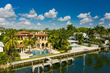 Lüks Miami Beach gayrimenkul hava fotoğrafçılığı
