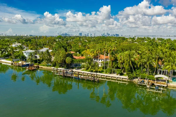 Drone fotografering Miami Beach fl — Stockfoto