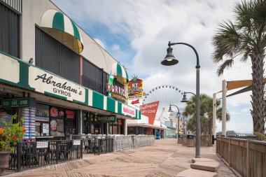 Myrtle Beach boardwalk bölgesindeki restoranlar