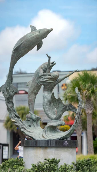 海の彫刻マートルビーチScの女神 — ストック写真