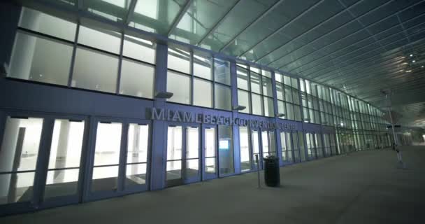 Video Van Het Nieuwe Miami Beach Convention Center Circa 2019 — Stockvideo