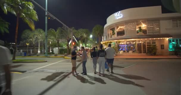 Película Sacción Lincoln Road Miami Beach 10Bit 422 — Vídeo de stock