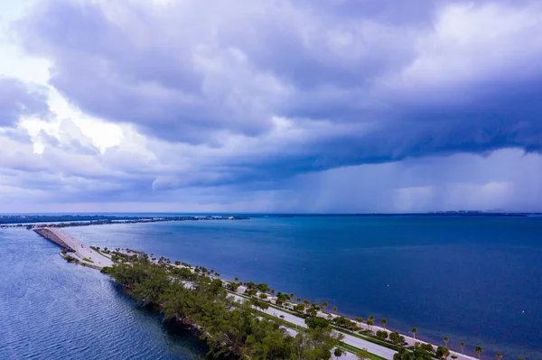 Tempêtes Sur Key Biscayne Miami Usa — Photo