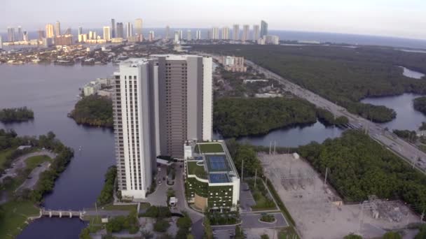 Přístavní Apartmány Sever Miami Beach — Stock video