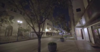 Şehir merkezinde Miami gece sahnesi
