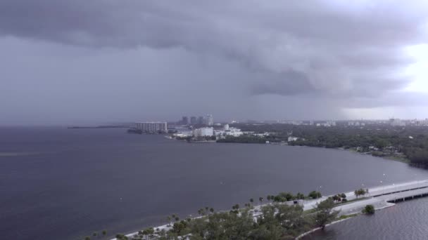 Florida Aproximando Tempestades Vídeo Aéreo — Vídeo de Stock