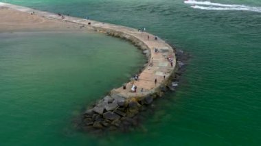 Miami Sahili 'nin balıkçı iskelesi.