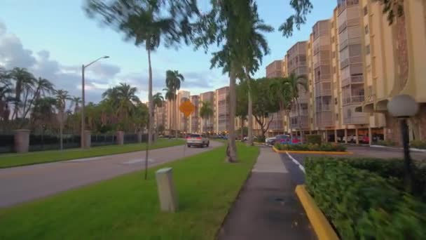 Diplomat Parkway Fairways Riviera Edificio Residenziale — Video Stock