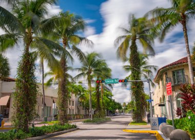 Lincoln Road Miami Beach Fl Amerika Birleşik Devletleri