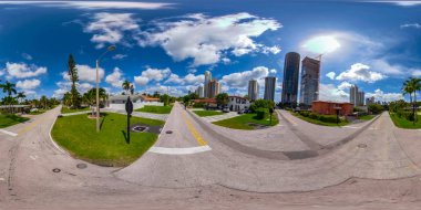 360 vr küresel panorama Sunny Isles Beach Golden Shores ikamet