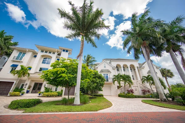 Luxury Vacation Homes Naples Barefoot Beach Florida Usa — Stock Photo, Image