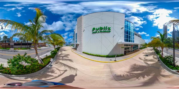 360 virtuális valóság fotó Publix szupermarket Sunny Isles Beach F — Stock Fotó