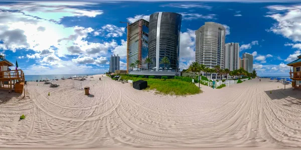 Sunny Isles Beach Floride 360 sphérique équirectangulaire vr photo — Photo