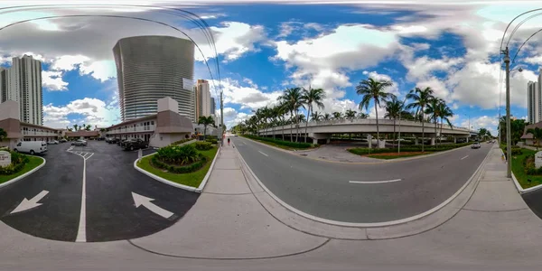 Miami Beach Club Sunny Isles Beach Florida 360 vr photo — Stock Photo, Image