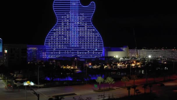 Аэровидео Hard Rock Casino Hotel Resort — стоковое видео