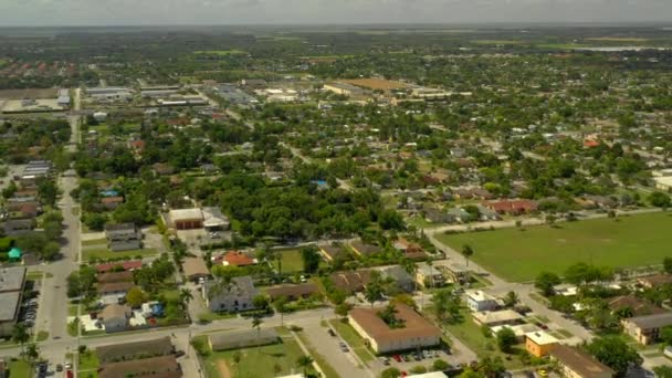 Letecké Záběry Obytných Čtvrtí Homestead Florida Usa — Stock video