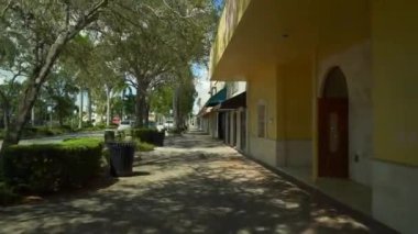 Hareket dengeleyici görüntüler şehir merkezindeki Homestead Florida 4k