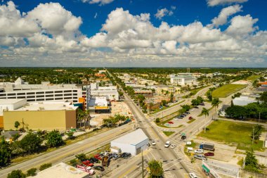 Şehir merkezindeki hava turu fotoğrafı Miami Dade Fl Usa