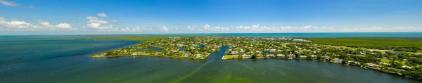 Luchtpanorama Ocean Reef Club North Key Largo Florida — Stockfoto