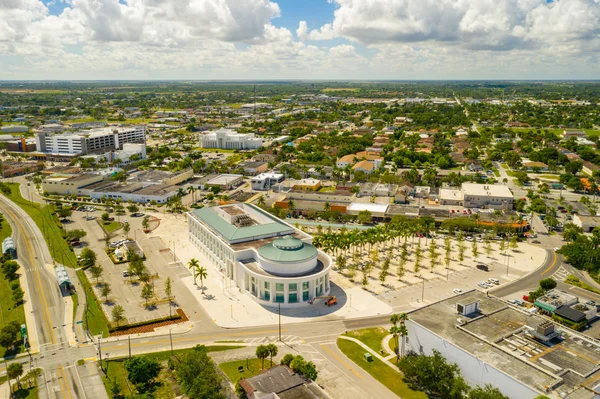 Aerial shot of Downtown Homestead Miami Dade Florida — Stock Photo, Image