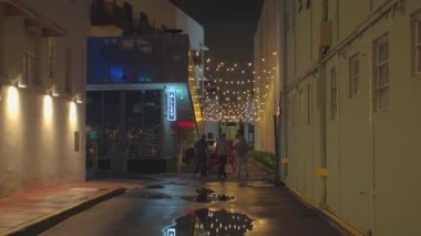 Miami Sahili Sokak, Florida 4k.