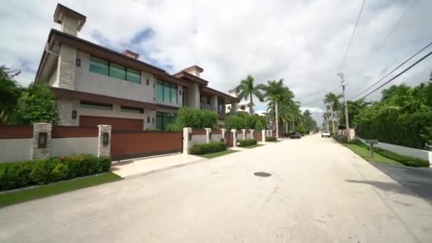 Upper Class Mansions Florida Usa — Stock video