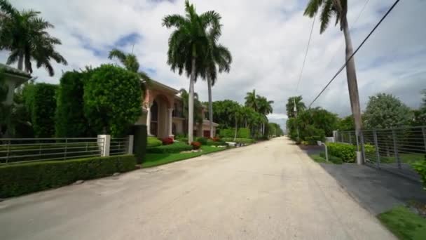 Rich Bairro Fort Lauderdale Florida Eua — Vídeo de Stock