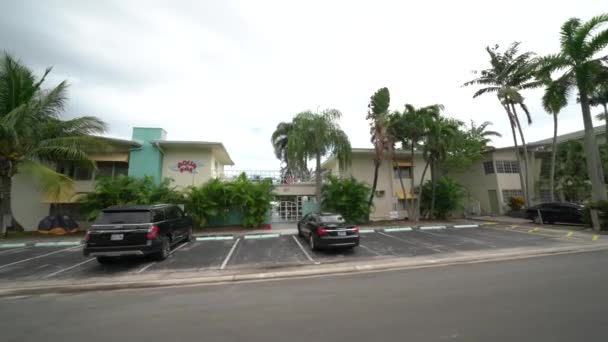 Aquamar Villas Motel Fort Lauderdale Fll — Stockvideo