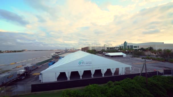 Everglades Limanı Fort Lauderdale Kongre Merkezi — Stok video