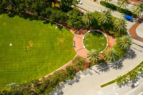 Фото с воздуха Bubier Park Fort Lauderdale Florida — стоковое фото