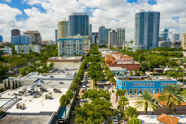 Innenstadt Fort Lauderdale fl las olas Boulevard — Stockfoto