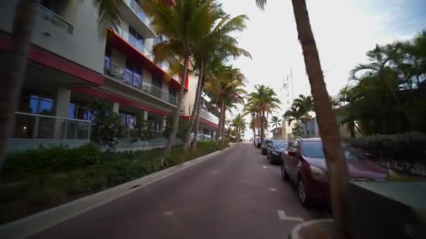 Cyh Residences Coast Hollywood Beach Lövés Gimbal Mozgás Videó — Stock videók