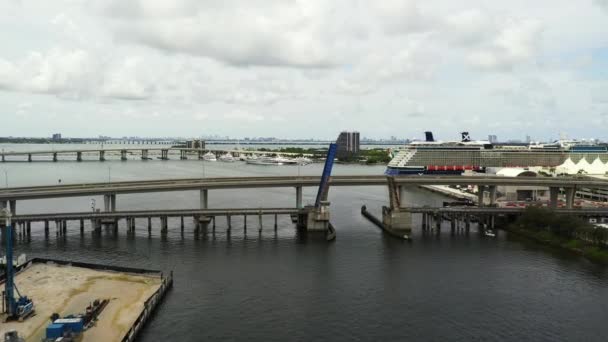 Port Aérien Miami Pont — Video