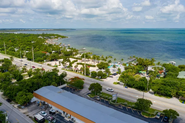 Značka Míle Restaurace Florida Keys — Stock fotografie