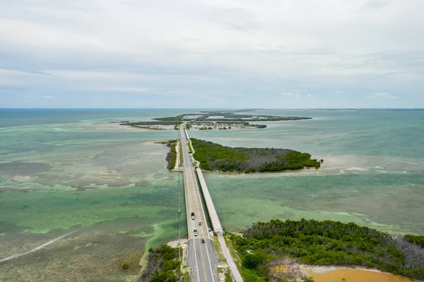 Fotografia Aérea Islamorada Florida Eua Tiro Com Drone — Fotografia de Stock