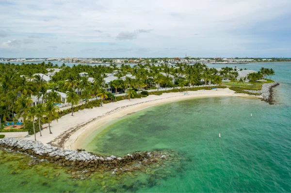 Foto Drone Udara Sunset Key Florida — Stok Foto