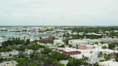 Hava yavaş panorama Key Batı Florida 4k