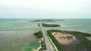 Florida Keys adaları suda 4K
