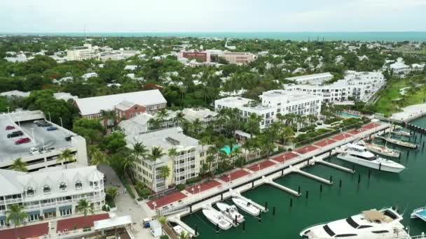 Aerial Video Key West Florida Resorts Condominiums — Stock Video