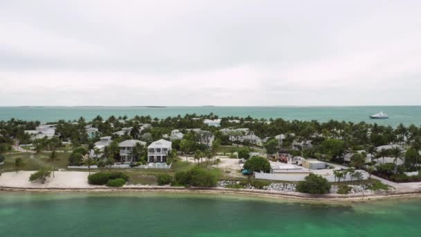 Luchtfoto Uit Sunset Key Florida — Stockvideo