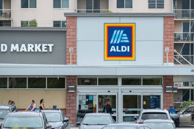 Aldi Supermarket Kuzey Miami Florida ABD