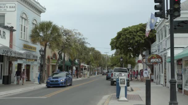 Duval Street Key West Eua — Vídeo de Stock