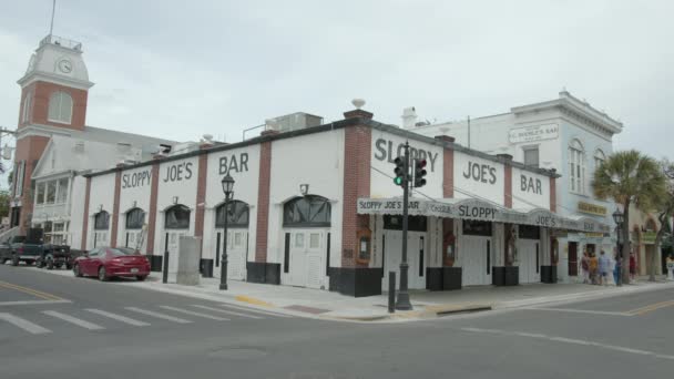 Sloppy Joes Bar Key West Florida Vídeo — Vídeo de Stock