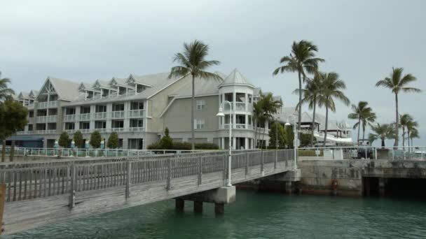 Sunset Key Cottages Hotel Stelle Key West Chiuso Durante Coronavirus — Video Stock