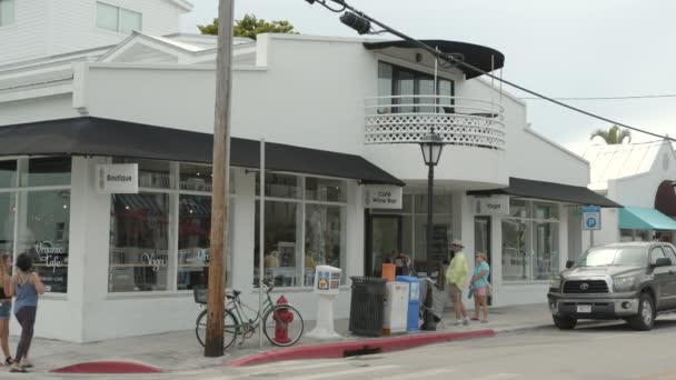 Key West Video Daki Butik Dükkanları — Stok video